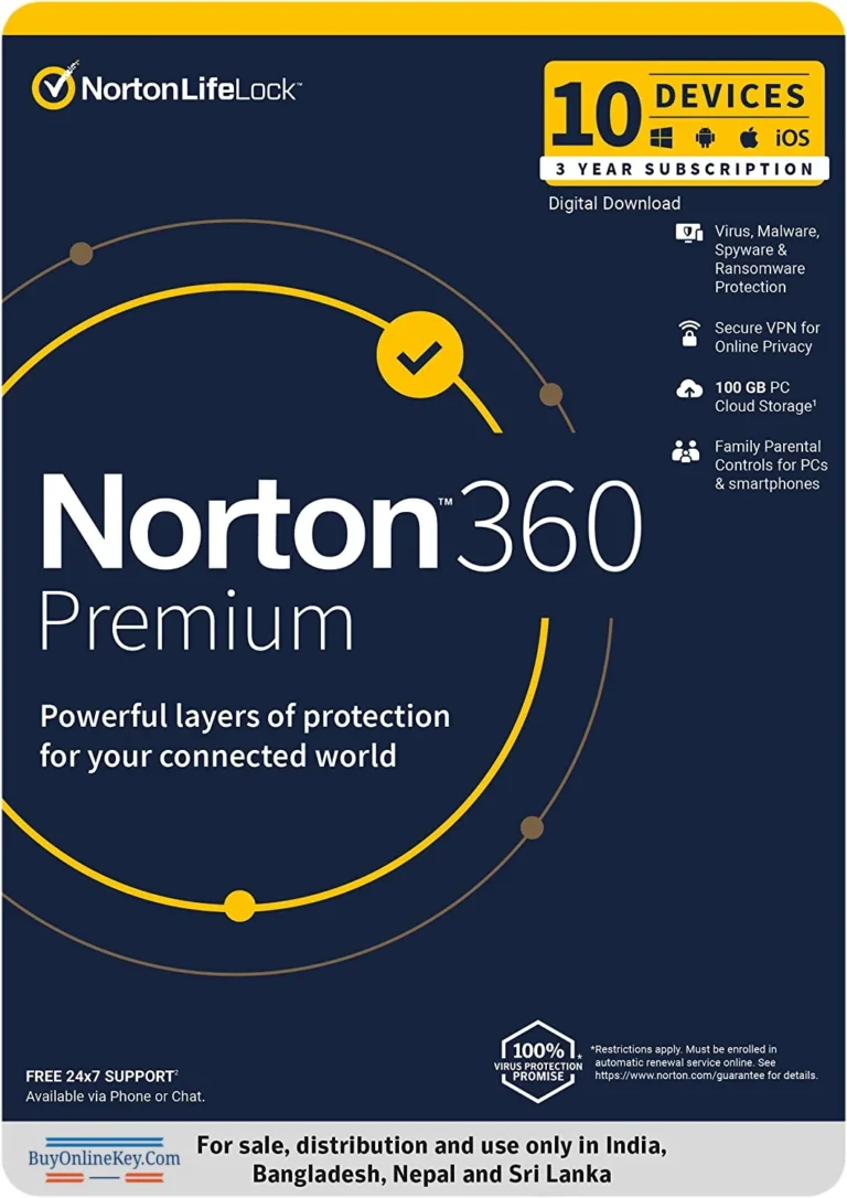 Norton 360 Premium – 10 Devices / 3 Years